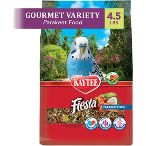 Kaytee Fiesta Variety Mix Parakeet Food, 4.5-lb bag