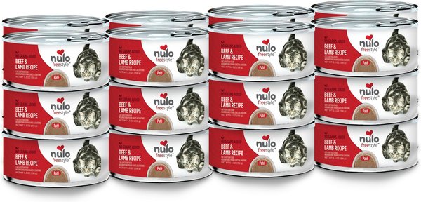 Nulo Freestyle Beef & Lamb Recipe Grain-Free Canned Cat & Kitten Food, 5.5-oz,case of 24 slide 1 of 9