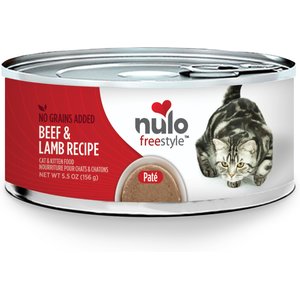 Nulo Freestyle Beef & Lamb Recipe Grain-Free Canned Cat & Kitten Food, 5.5-oz,case of 24