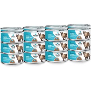 Nulo Freestyle Salmon & Mackerel Recipe Grain-Free Canned Cat & Kitten Food, 5.5-oz, case of 24