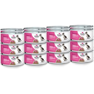 Nulo Freestyle Trout & Salmon Recipe Grain-Free Canned Cat & Kitten Food, 5.5-oz, case of 24