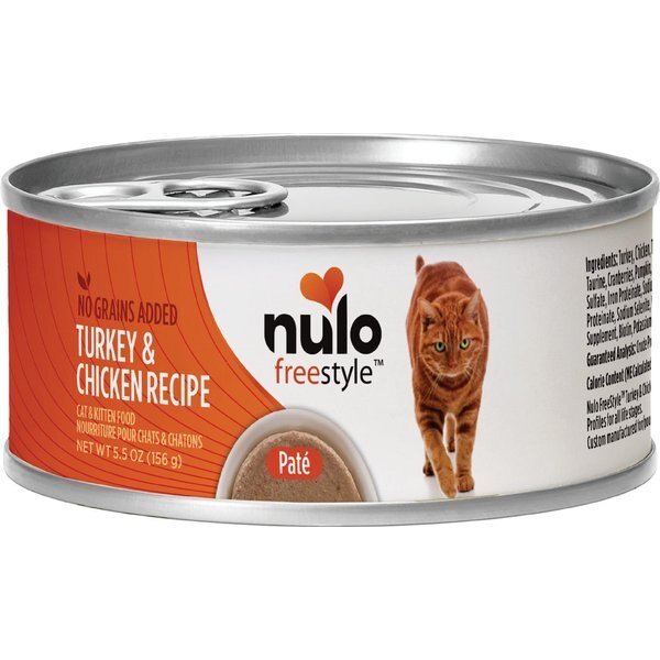 NULO Freestyle Turkey & Chicken Recipe GrainFree Canned Cat & Kitten