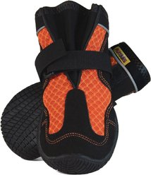 Muttluks Mud Monsters All Terrain Rugged Summer Dog Boots, 2 count, Orange, 5