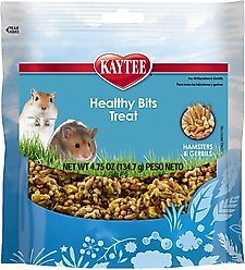 Kaytee Forti-Diet Pro Health Healthy Bits Hamster & Gerbil Treats, 4.75-oz bag