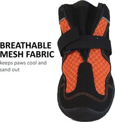 Muttluks Mud Monsters All Terrain Rugged Summer Dog Boots, 2 count, Orange, 8 slide 2 of 8