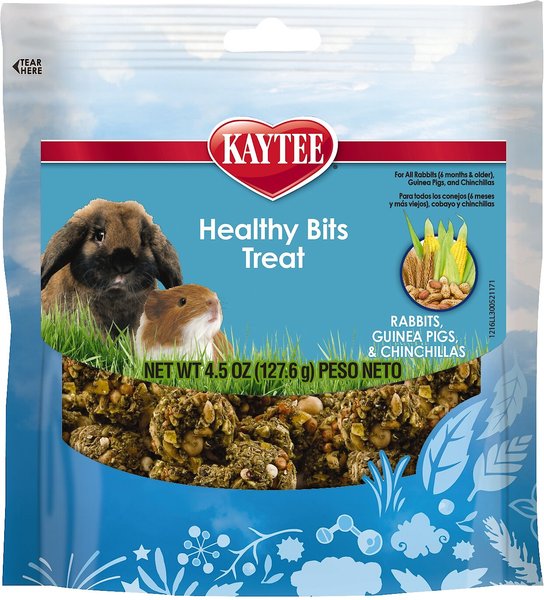 Kaytee Forti-Diet Pro Health Healthy Bits Rabbit, Guinea Pig & Chinchilla Treats, 4.5-oz bag slide 1 of 4