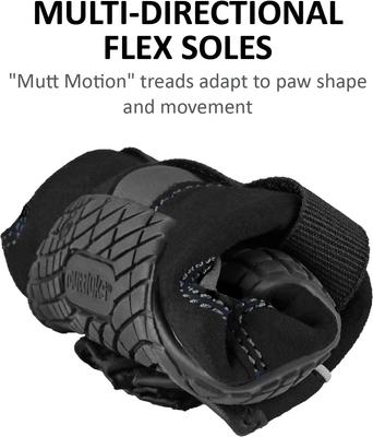 Show full view: Muttluks Mud Monsters All Terrain Rugged Summer Dog Boots, 2 count, Blue, 4 slide 6 of 8