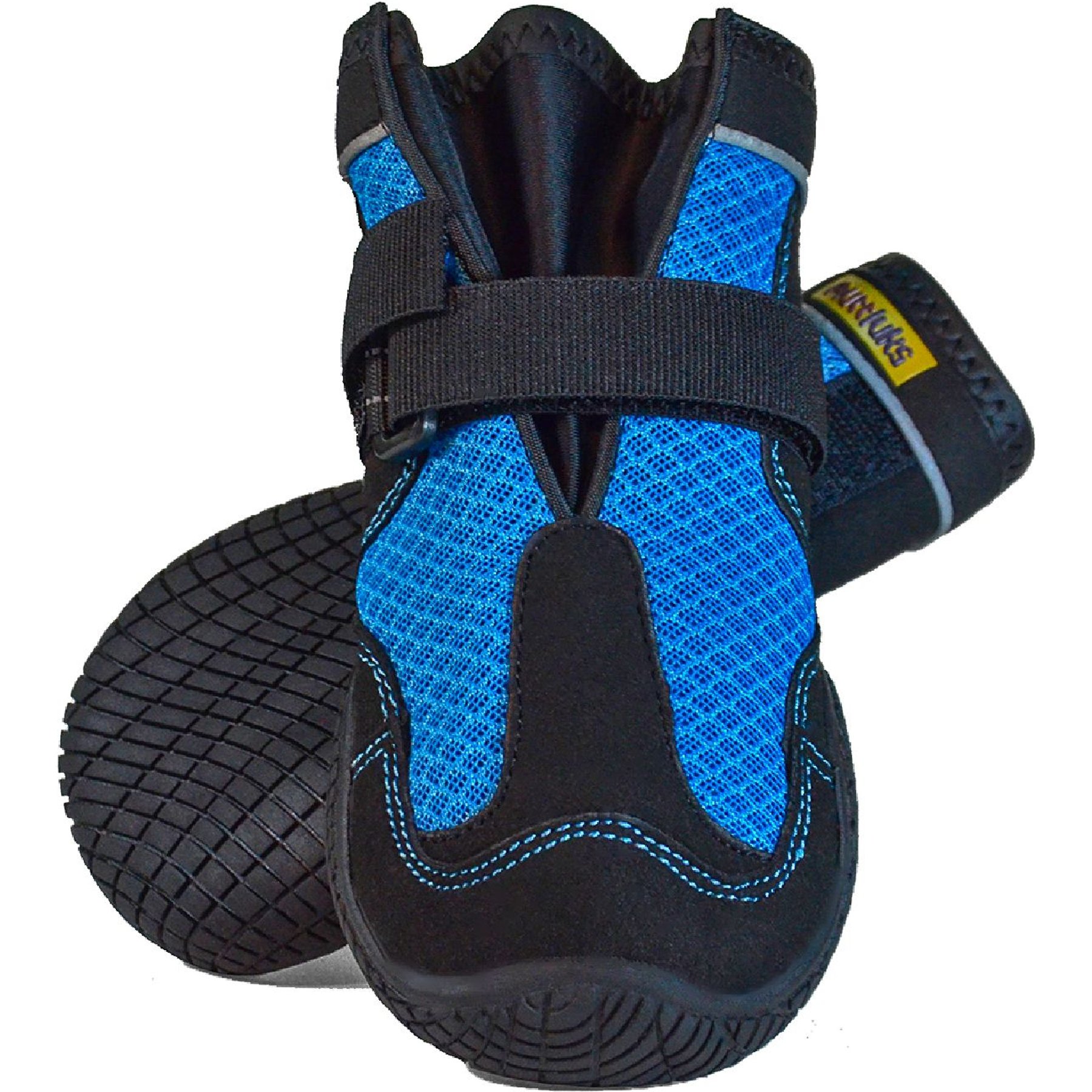 Muttluks Mud Monsters All Terrain Rugged Summer Dog Boots, 2 count, Blue, 6