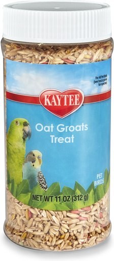 Kaytee Forti-Diet Pro Health Oat Groats Bird Treats, 11-oz jar
