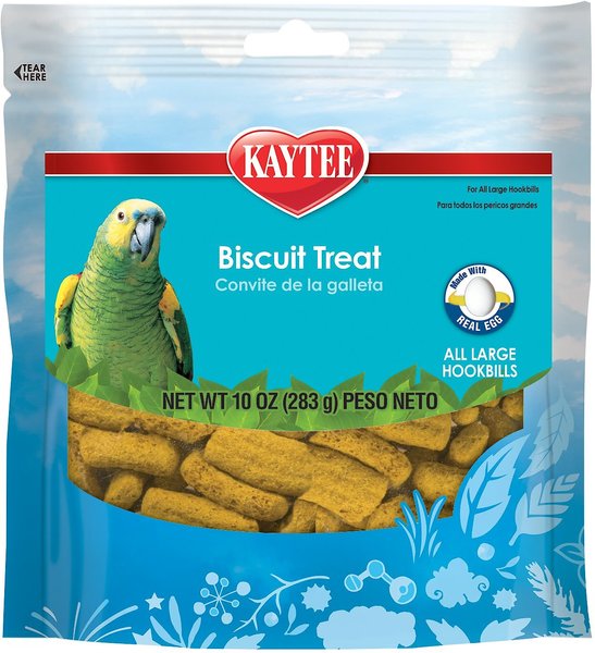 Kaytee Forti-Diet Pro Health Parrot Biscuit Bird Treats, 10-oz bag slide 1 of 5
