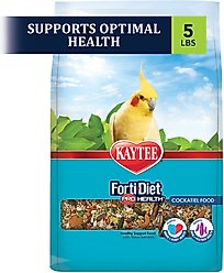 Kaytee Forti-Diet Pro Health Cockatiel Food, 5-lb bag