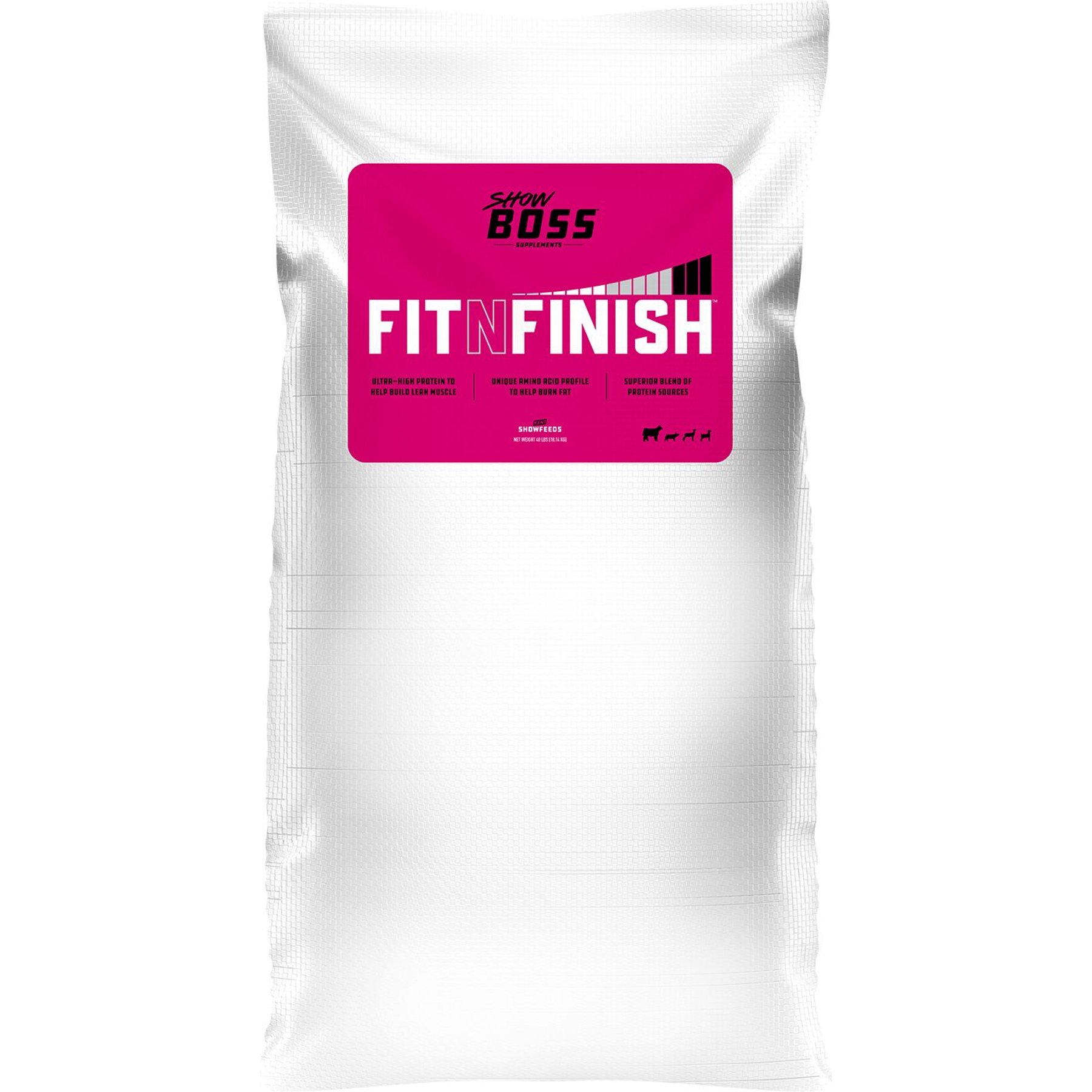 Kent / Blue Seal ShowBoss Fit N Finish Show Livestock Feed, 40-lb bag
