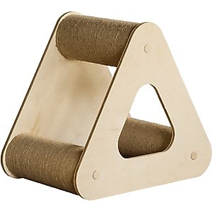 On2Pets Activity Pyramid Three Post Sisal Cat Scratcher, Beige