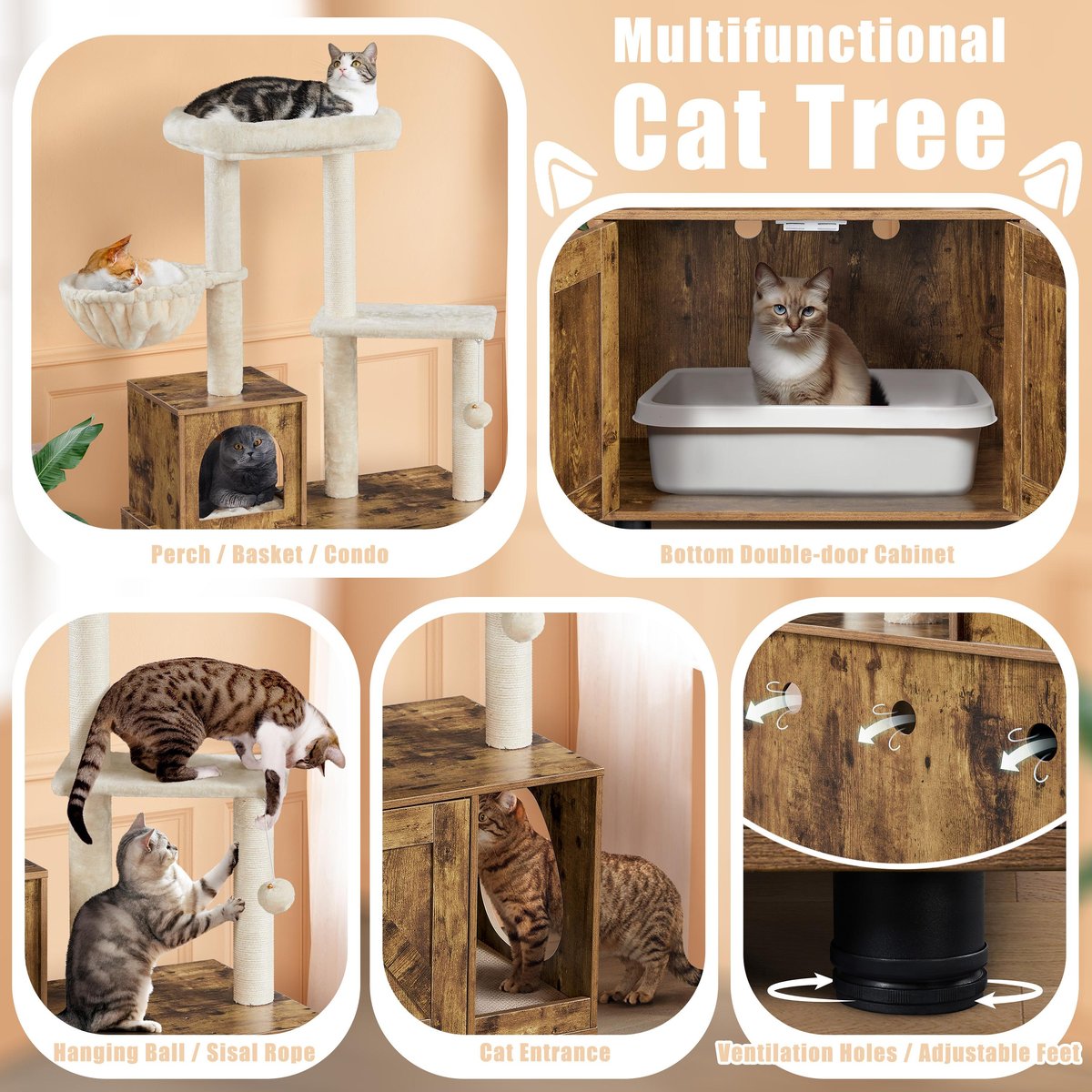 Litter concealer cat sales furniture