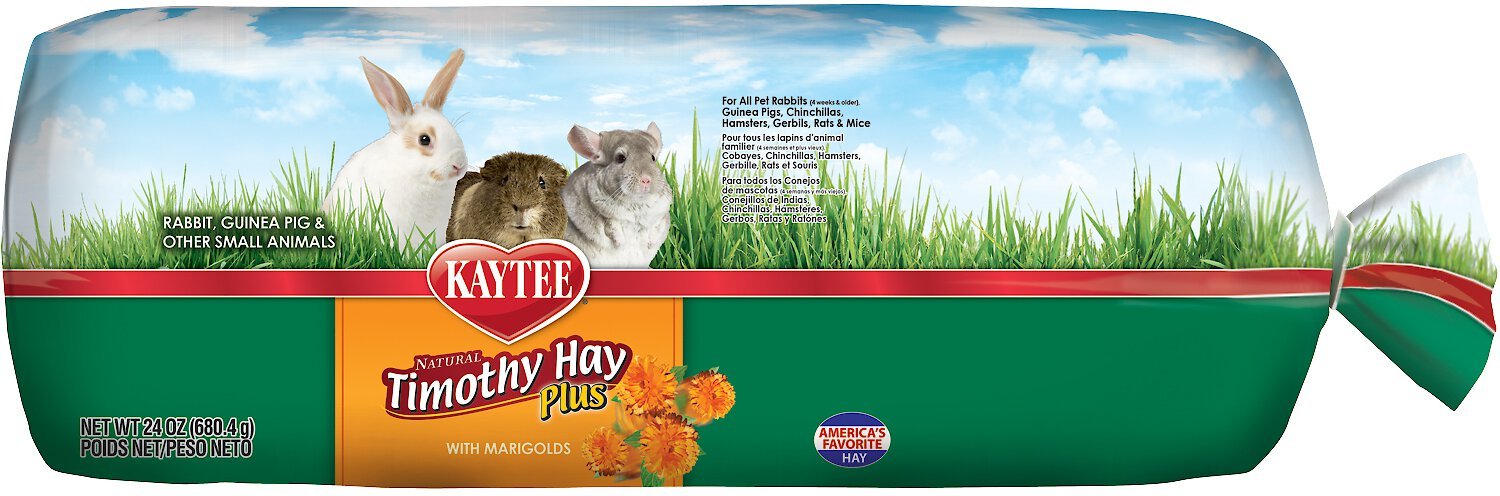 Kaytee Timothy Hay Plus Mint Small Animal Food
