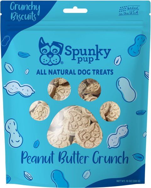 Spunky Pup Easter Biscuits Carrot Cake Dog Treat, 10-oz bag