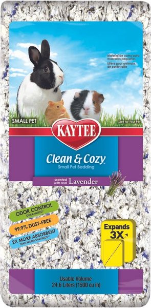 Kaytee Clean & Cozy Scented Small Animal Bedding, Lavender, 24.6-L slide 1 of 9