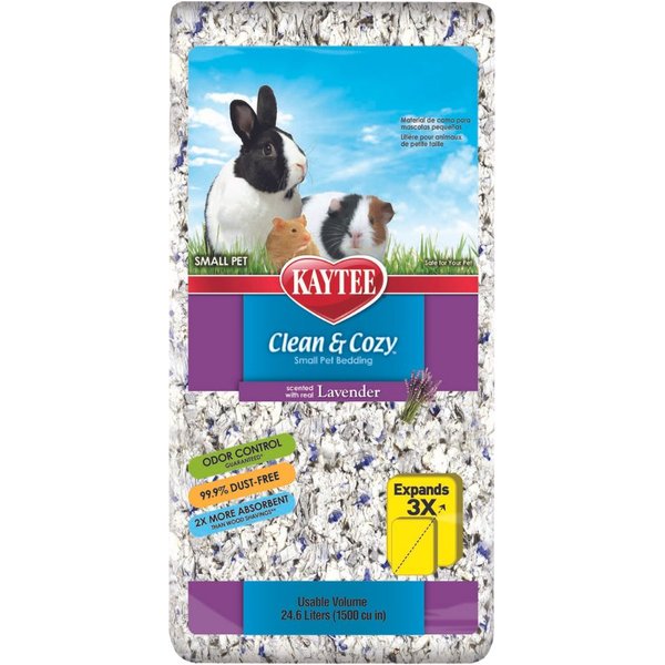 KAYTEE Clean & Cozy Confetti Small Pet Bedding, 24.6 liters