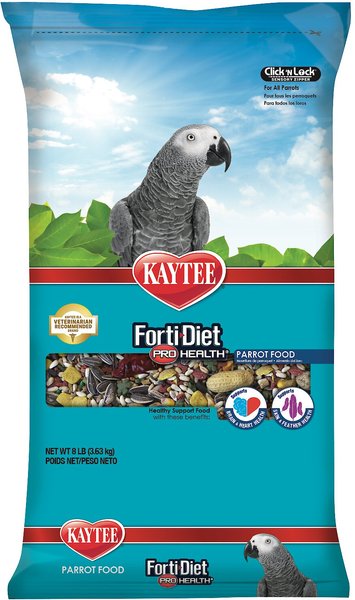 Kaytee Forti-Diet Pro Health Parrot Food, 8-lb bag slide 1 of 10