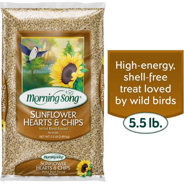 WAGNER'S Sunflower Hearts & Chips Premium Wild Bird Food, 6-lb Bag ...