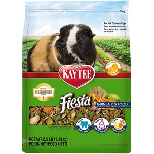 Kaytee Fiesta Gourmet Variety Diet Guinea Pig Food, 2.5-lb bag