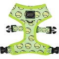 Sassy Woof Reversible Dog Harness, Serving Up Sass, Yellow, XX-Small