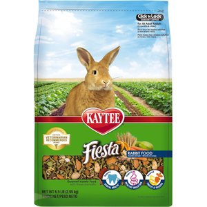 Kaytee Fiesta Gourmet Variety Diet Rabbit Food, 6.5-lb bag