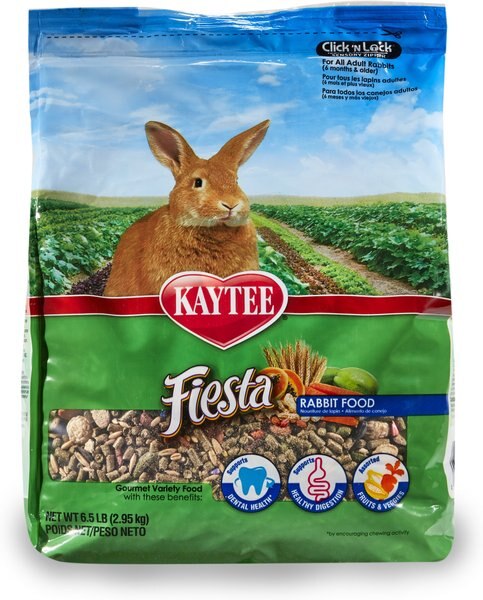 Kaytee Fiesta Gourmet Variety Diet Rabbit Food, 6.5-lb bag slide 1 of 13
