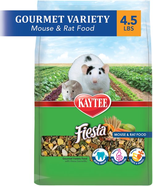 Kaytee Fiesta Gourmet Variety Diet Mouse & Rat Food, 4.5-lb bag slide 1 of 10