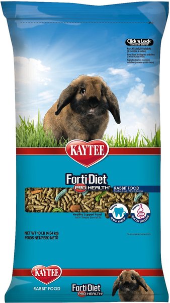 Kaytee Forti-Diet Pro Health Adult Rabbit Food, 10-lb bag slide 1 of 8