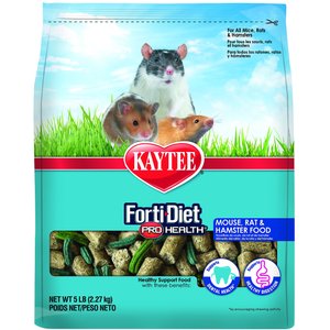 Kaytee Forti-Diet Pro Health Mouse & Rat Food, 5-lb bag