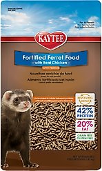 Kaytee Fortified Diet with Real Chicken Ferret Food, 4-lb bag