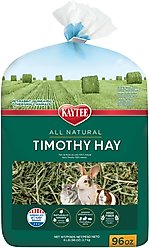 Kaytee Natural Timothy Hay Small Animal Food, 96-oz bag