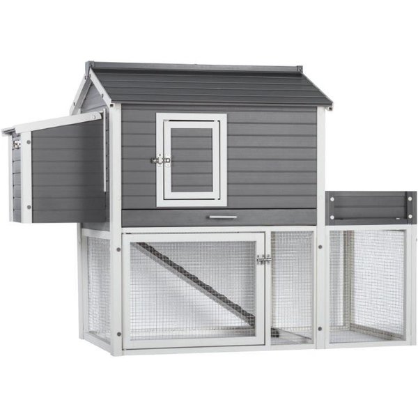 NESTERA Raised Chicken Coop, Large: 5 to 10 Chicken Capacity ...