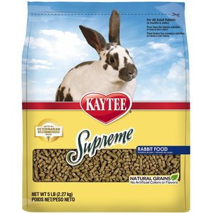 Kaytee Supreme Fortified Daily Diet Rabbit Food, 5-lb bag