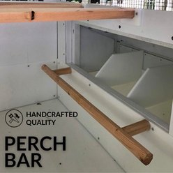 Carolina Coops Perch Bar Triple Nest Box Egg Hutch Farm House, 37-in slide 2 of 2