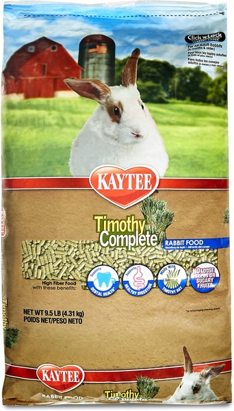 Kaytee Timothy Complete Pelleted Rabbit Food, 9.5-lb bag slide 1 of 10
