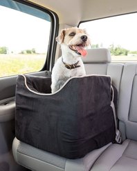 Snoozer Pet Products Luxury Lookout 1, Medium, Black/Herringbone