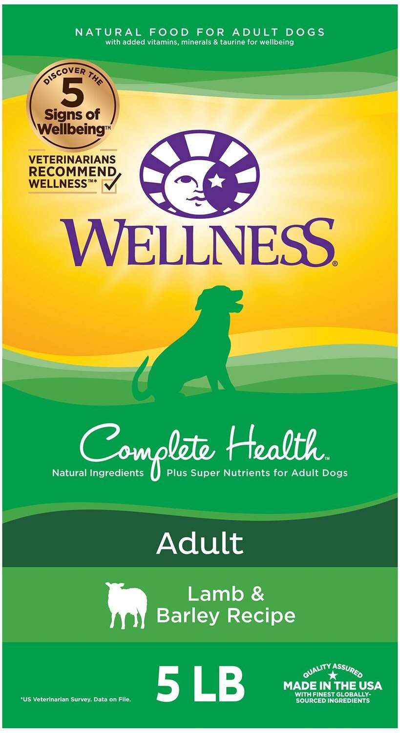 wellness lamb dog food