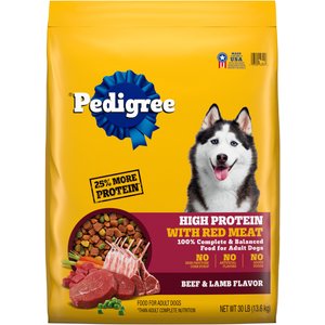 Beef Recipe Dry Dog Food – 14lb, Protein Rich, Crunchy Kibble With Savory Gravy, All Breeds