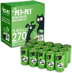 PET N PET Dog Poop Bag, Unscented, 270 count