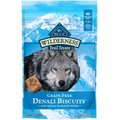 Blue Buffalo Wilderness Grain-Free Denali Biscuits with Wild Salmon, Venison & Halibut Dog Treats, 8-oz bag
