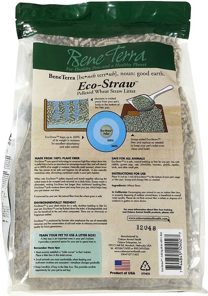 Oxbow Eco-Straw Pelleted Wheat Straw Small Animal Litter