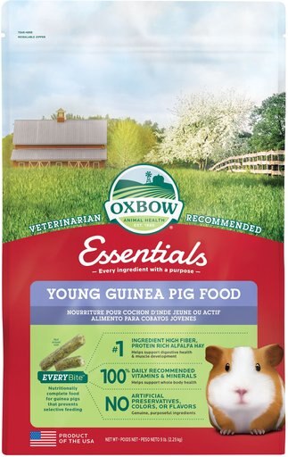Oxbow Essentials Cavy Performance Young Guinea Pig Food, 5-lb bag