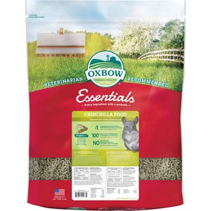Oxbow Essentials Chinchilla Food All Natural Chinchilla Food, 25-lb bag