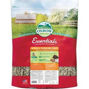 Oxbow Essentials Mouse & Young Rat Food All Natural Mouse & Young Rat Food, 25lb. 