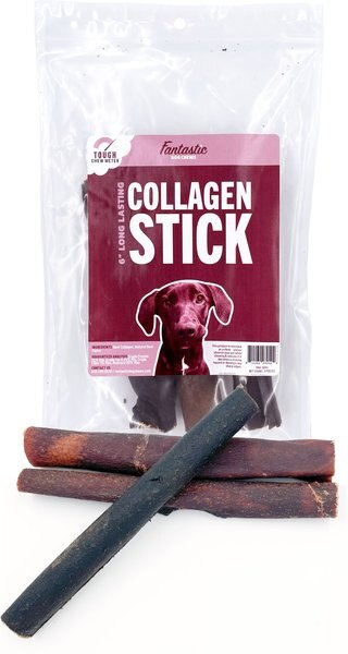 Fantastic Dog Chews 6-inch Collagen Sticks with Triple Protein Dog Chews, 3 count