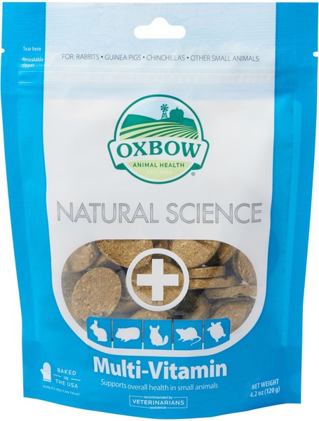 Oxbow Natural Science Multi-Vitamin Small Animal Supplement, 60 count slide 1 of 1