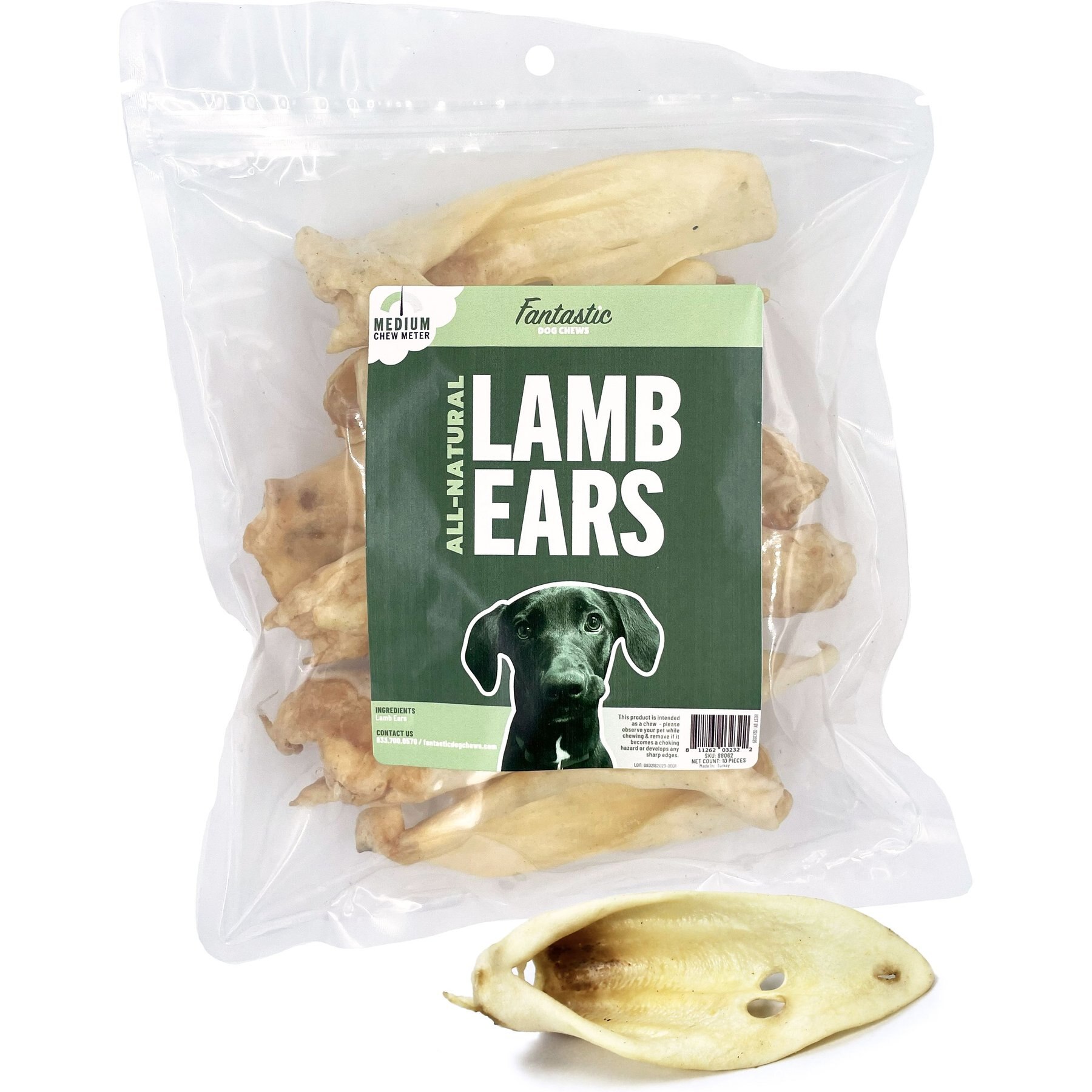 Fantastic Dog Chews Gator Dog Chews, 10 count