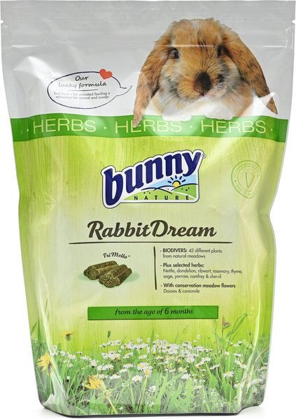 Bunny Nature Super Premium Dream Vegetables Rabbit Food, 3.3-lb bag